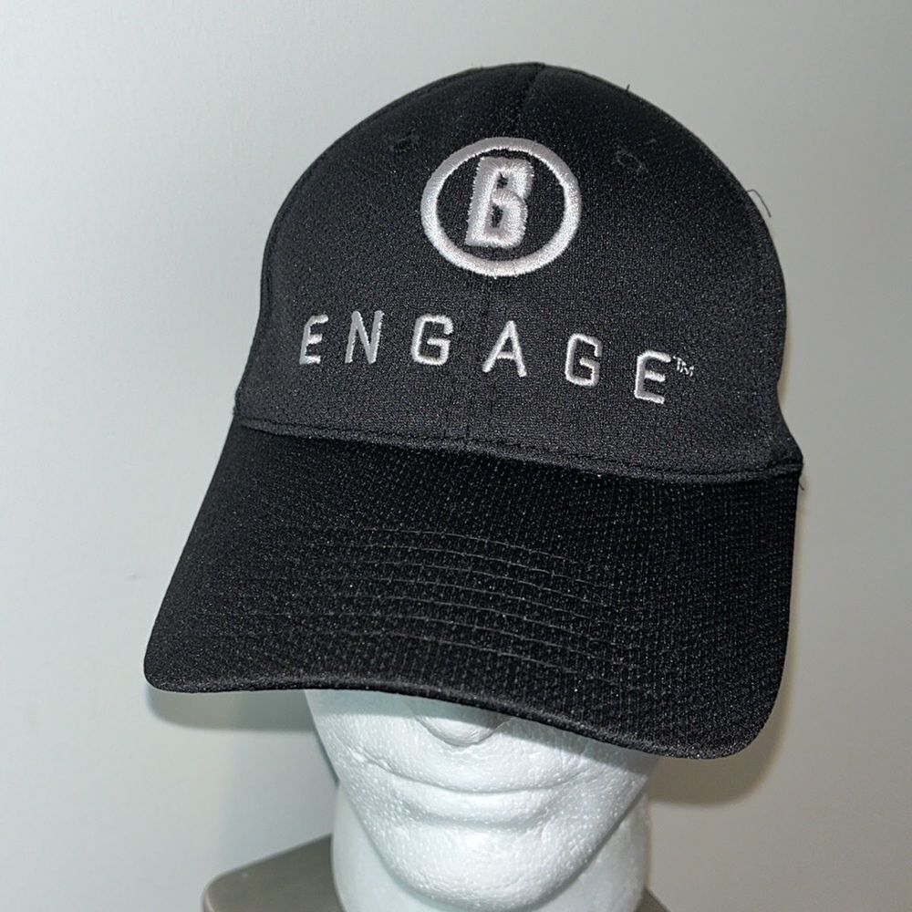 Black Engage Model Bushnell Rifle Scope Hunting Baseball Cap Hat S/M